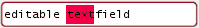 A textfield